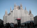 Fasada Duomo w remoncie