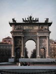 �uk Triumfalny w parku w pobli�u Zamku