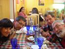 Po�egnalny obiad w restauracji w Santiago.