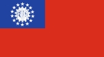 Flaga - Myanmar (d. Birma)